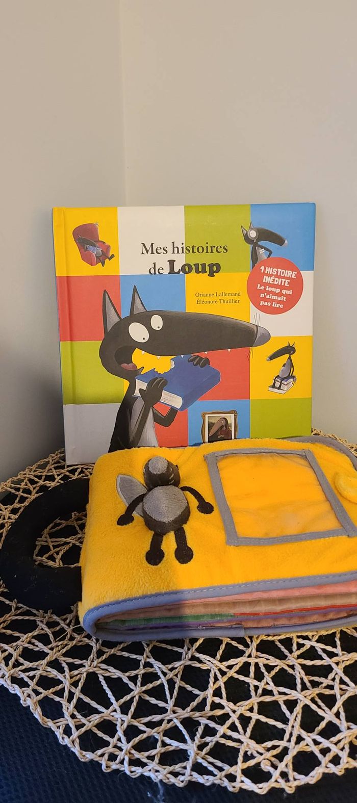 Livres p’tit loup et album Mes histoires de loup Livre photo personnalisable "le loup"