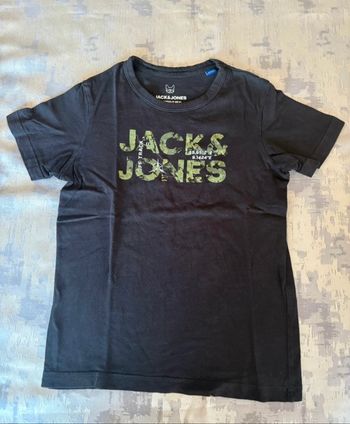 👕 Tee-shirt manches courtes Jack & Jones 8 ans 🖤💚 | TBE