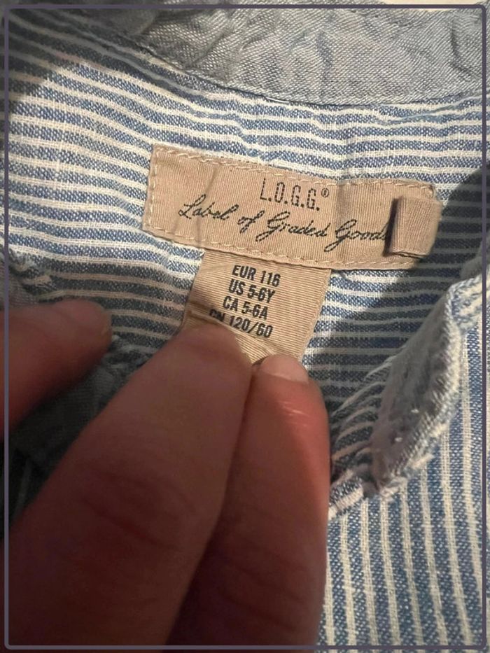 H&M chemise garçon taille 116 cm - photo numéro 2