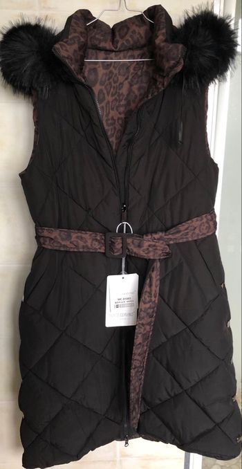 Manteau long - doudoune réversible