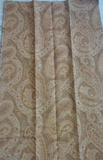 Coupon de tissu Amelie Prevost Surinagan jaune moutarde