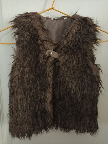 Moumoute sans manches 3 pommes 6 ans