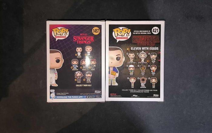 Lot 2 Figurines Funko Pop / Eleven With Eggos « Chase » 421 & Eleven 1457 / Stranger Things - photo numéro 2