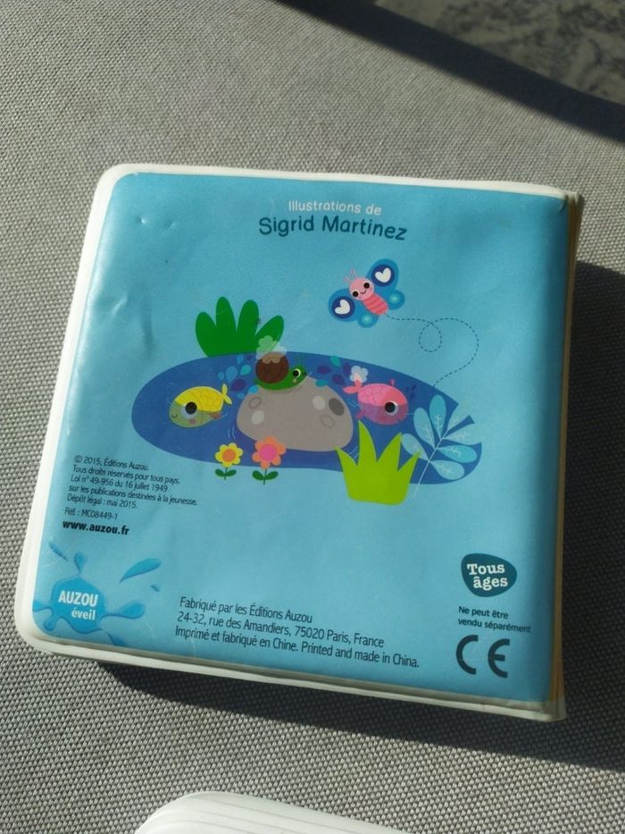 2 livres waterproof pour le bain  Auzou eveil - photo numéro 3