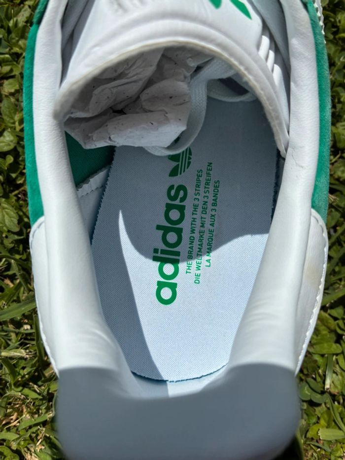 Baskets adidas gazelle verte pointure 43 très bon état avec boîte - photo numéro 11
