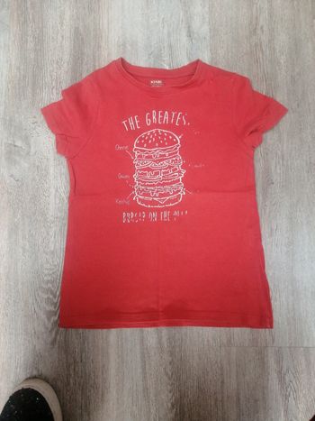 T shirt manche courte burger 8A