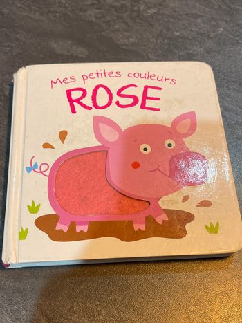 Livre jeunesse mes petites couleurs rose