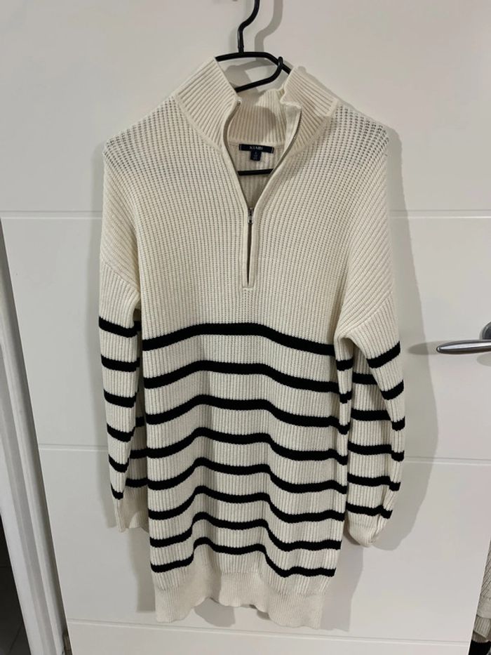Robe pull rayé