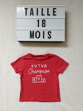 Tee shirt 18 mois