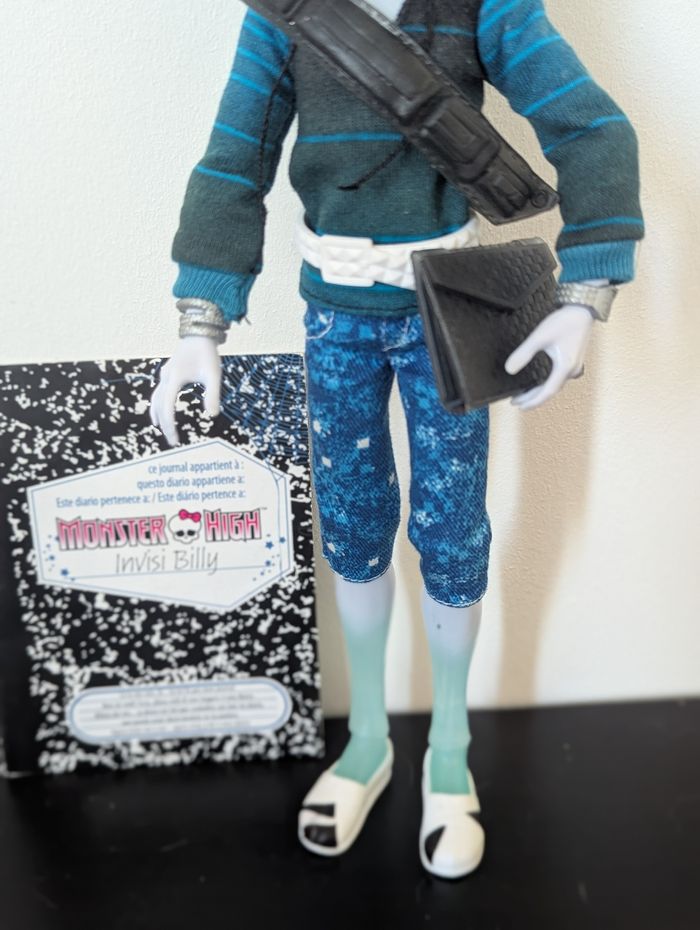 poupée Monster high invisi billy new scaremester - photo numéro 3