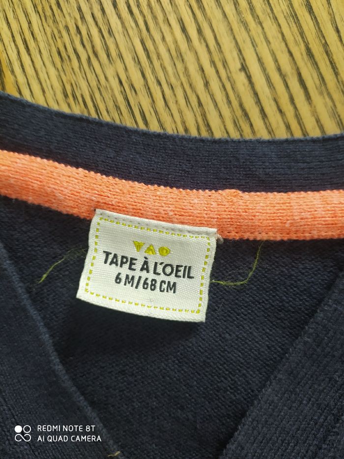 Gilet tape a l'oeil 6 mois - photo numéro 2