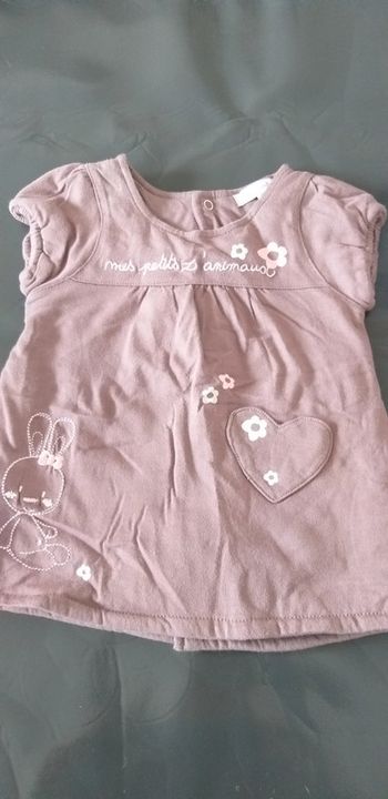 Robe Kimbaloo marron à motifs