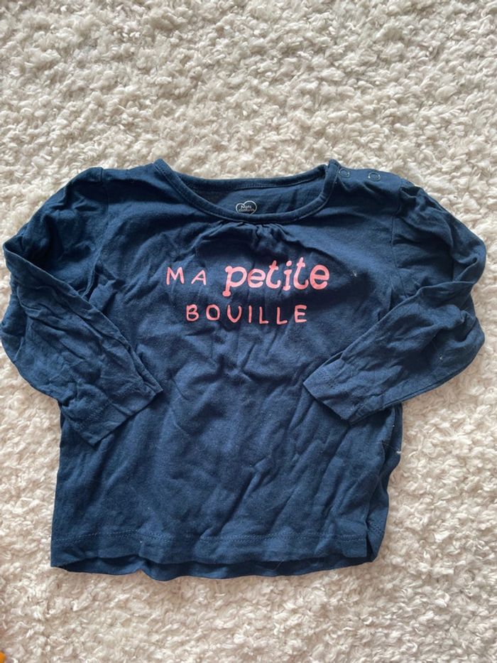 Lot de 4 t-shirts fille 18 mois - photo numéro 4