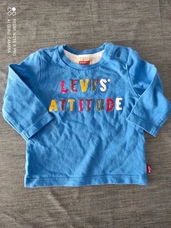Tee shirt manches longues Levi's 6 mois