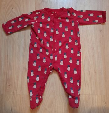 Pyjama bonhomme de neige taille 6 mois