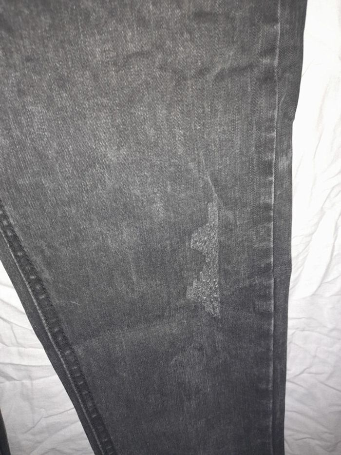 Jeans délavé skinny noir - photo numéro 4