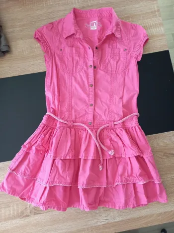 Robe rose 10 ans
