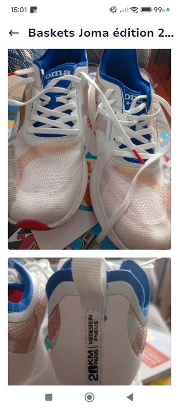 Baskets de courses Joma neuves