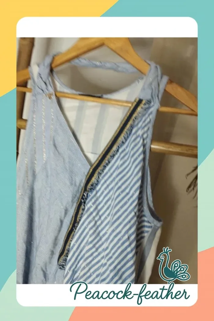 Robe bleue blanche la mode est à vous 42 - photo numéro 3
