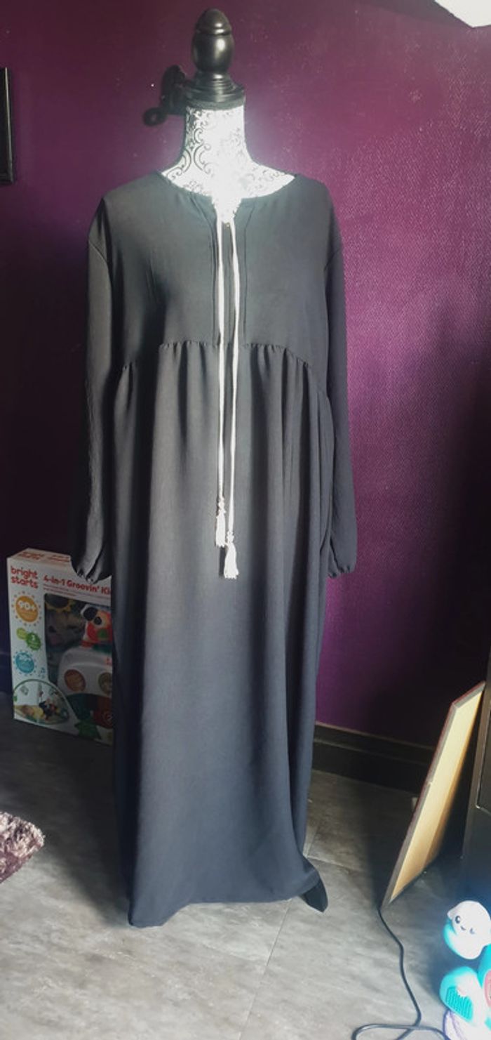 Robe longue noire Grande taille - photo numéro 2