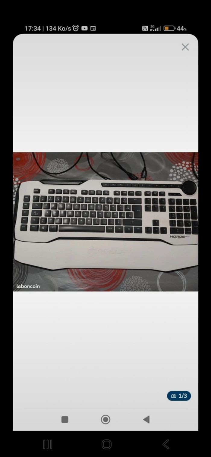 Clavier souris  roccat horde