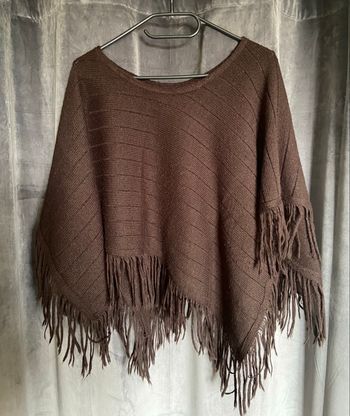 Poncho / Cape avec franges