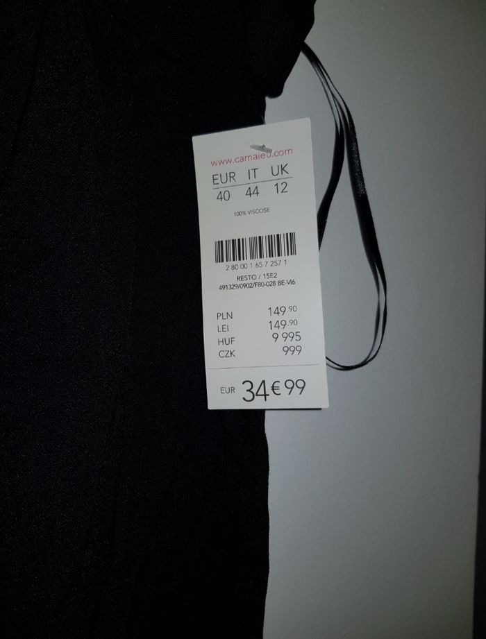 Robe noire Camaïeu - photo numéro 4