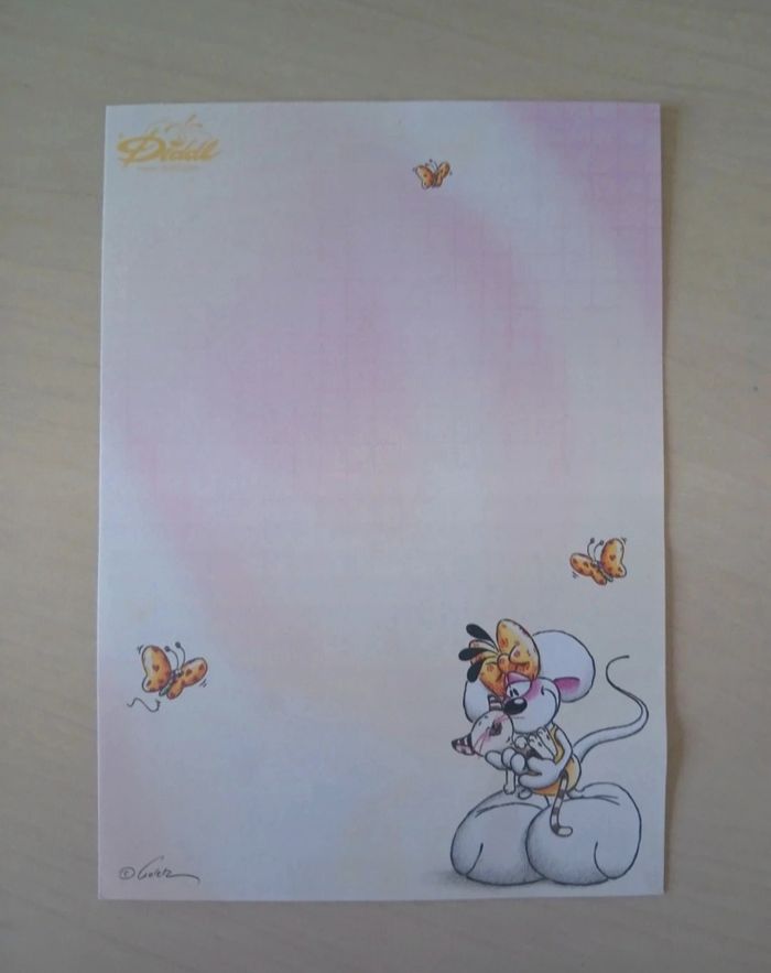 Diddl - Feuille A6 neuve - 0,20€