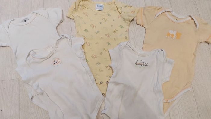 Lot 5 bodie manches courtes 6m - photo numéro 2