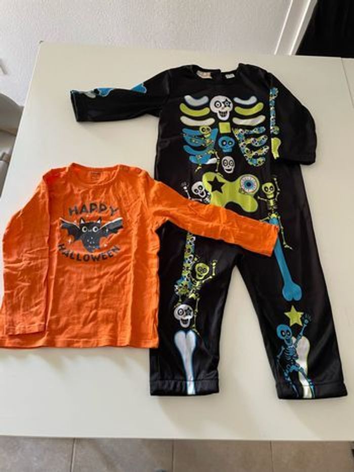 Déguisement squelette 3 ans