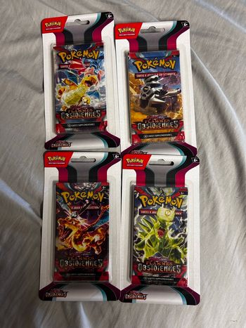 Art set flammes obsidiennes Pokémon 