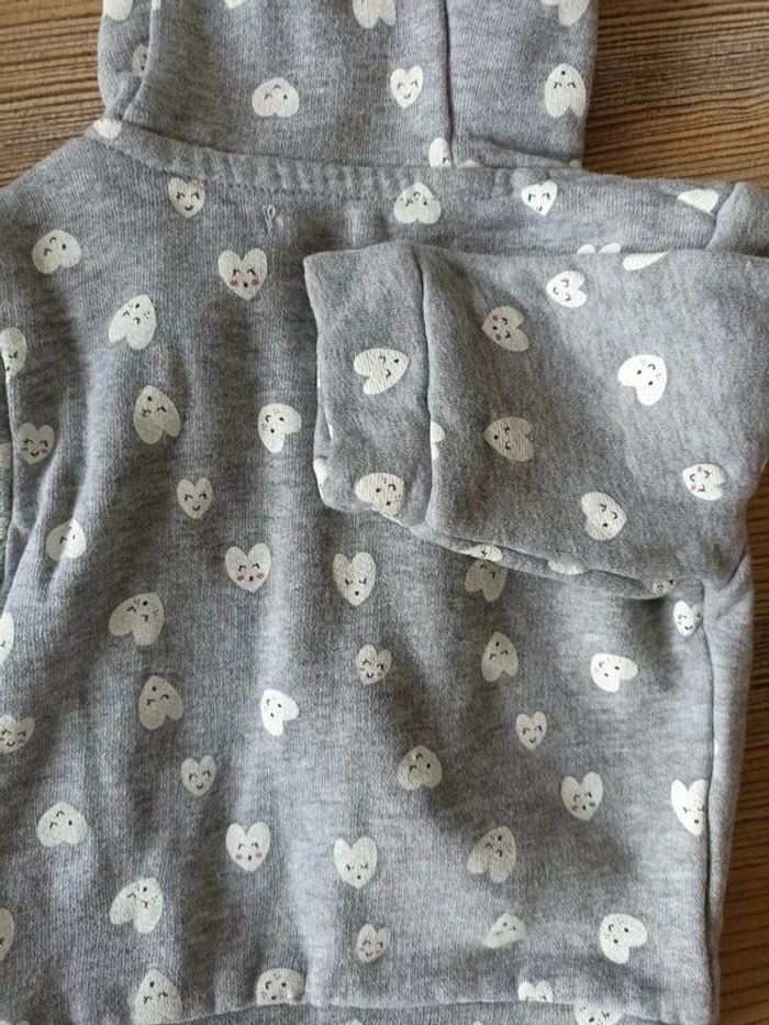 Gilet capuche fille 3 mois - photo numéro 6