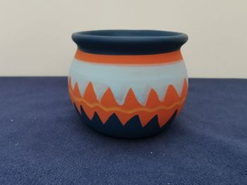 Petite poterie motif ethnique