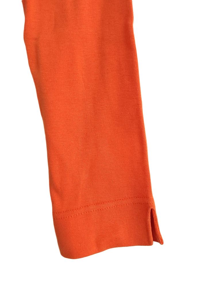 T shirt orange manches 3/4. Camaieu. Taille 1 / 36 / 38 - photo numéro 5