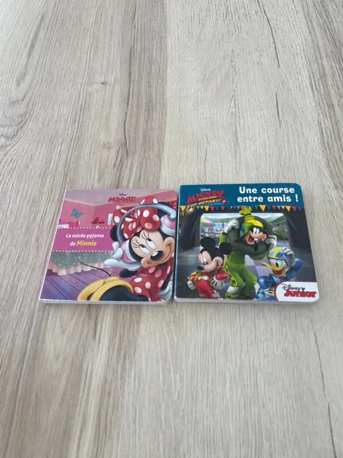 Lot de 2 livres Disney Mickey Minnie