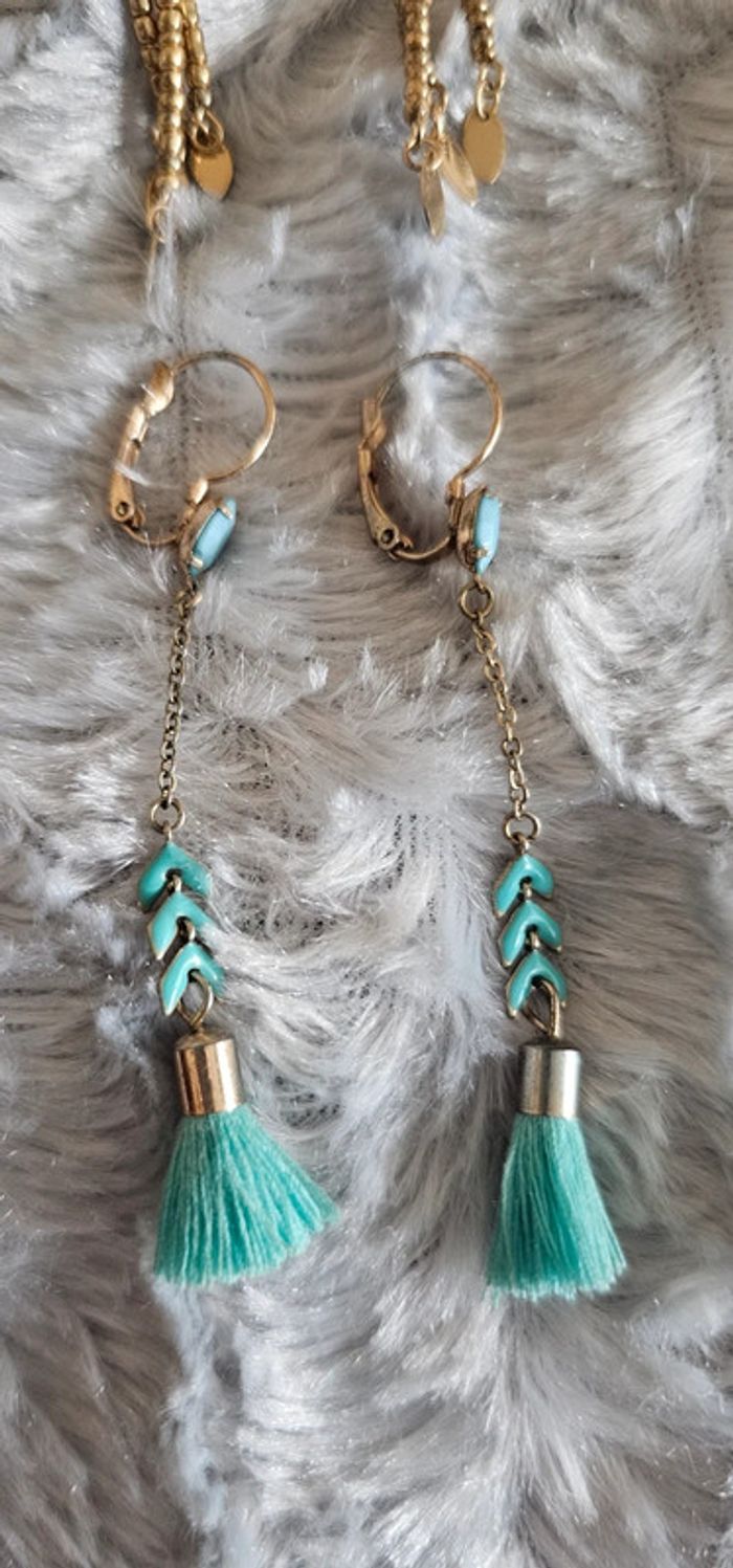 Lot de 7 paires de boucles d'oreilles neuves - photo numéro 8