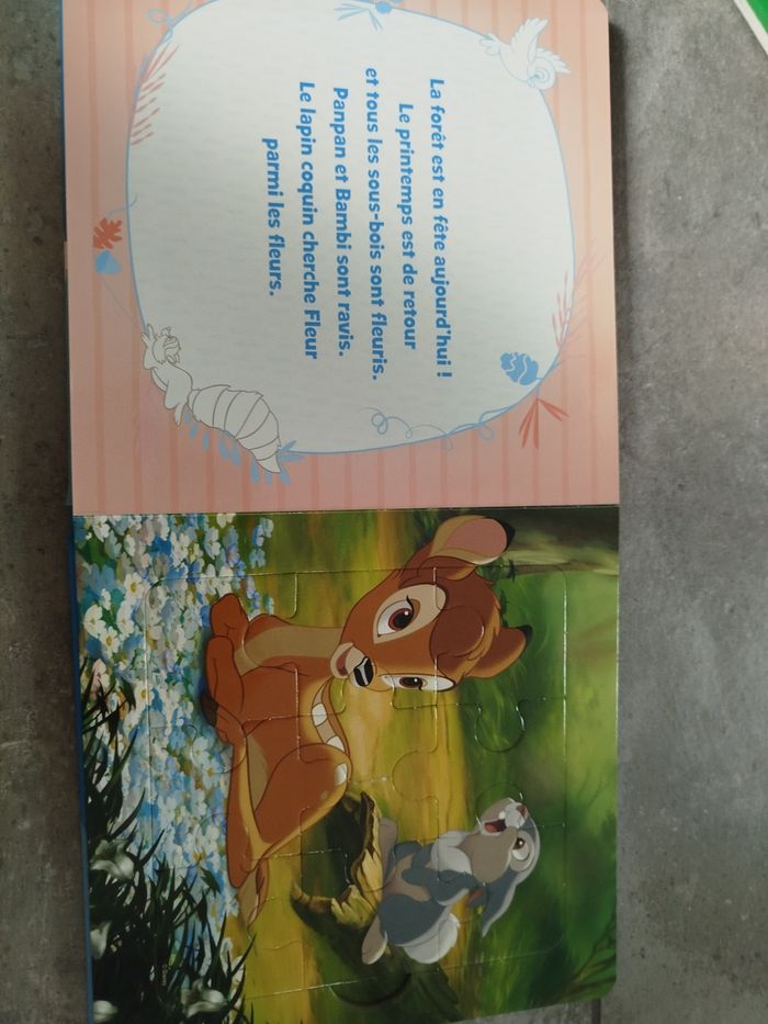 Livre puzzle Disney Bambi - photo numéro 5