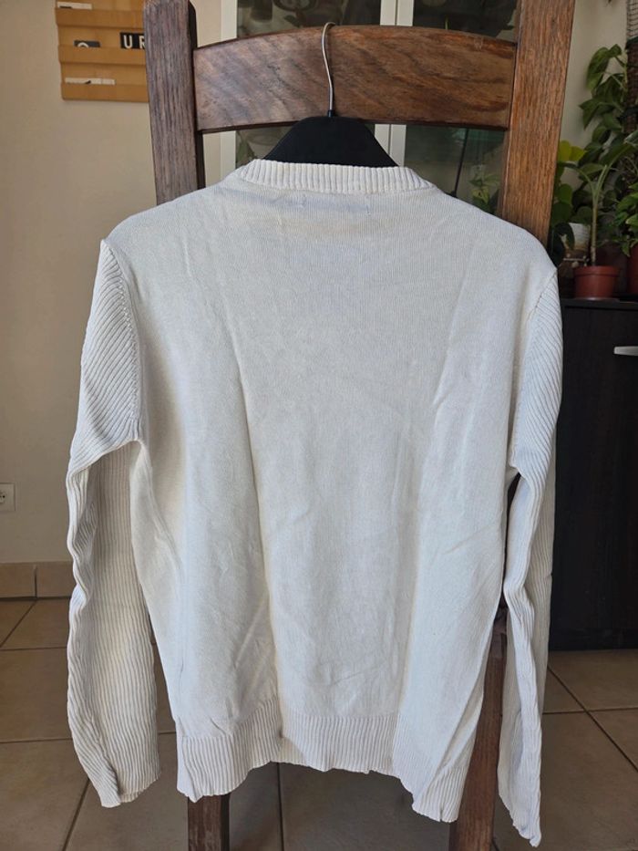 Pull blanc - photo numéro 3