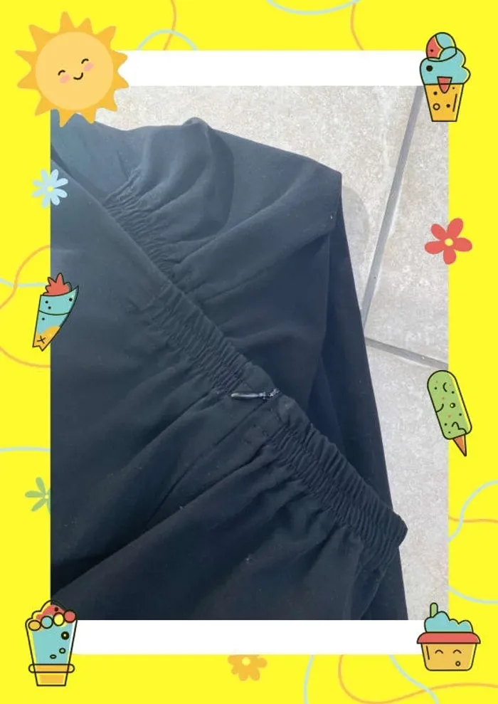 Jupe longue Kakie noire 40 L - photo numéro 6