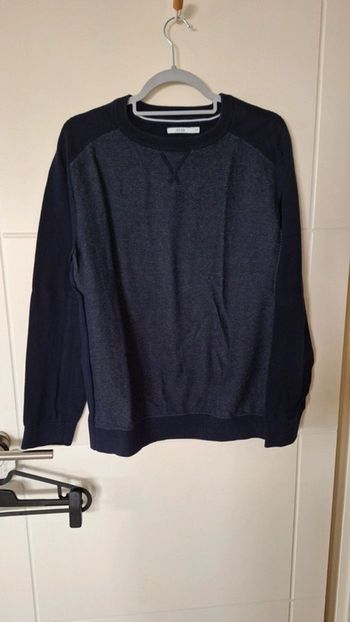 Pull bleu marine en coton