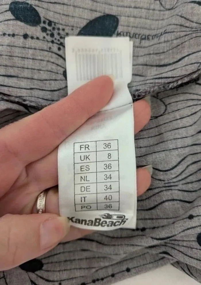 Robe en coton manches longues - KanaBeach - taille 36 - photo numéro 6
