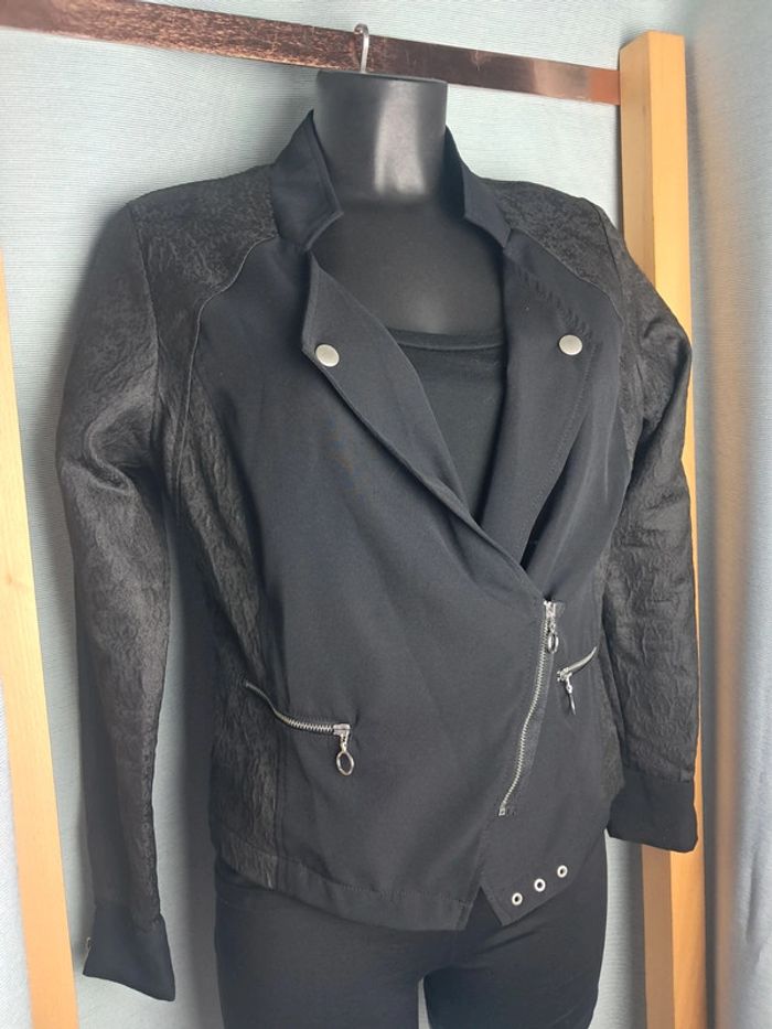 Mado et les autres,  veste perfecto noire T 40 en tbe - photo numéro 8