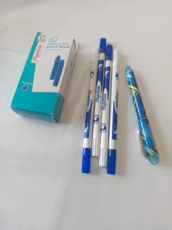 Lot stylo plume effaceurs et encre