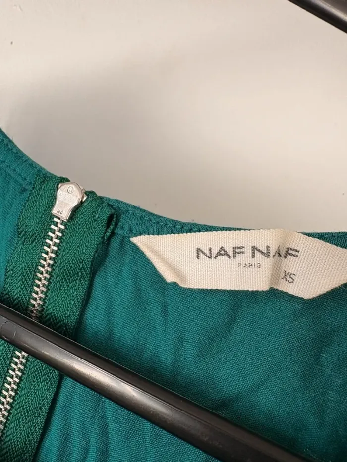 T-shirt NafNaf vert • XS - photo numéro 4