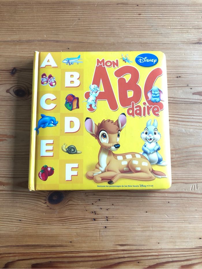 Livre Mon ABCdaire Disney