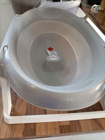 Baignoire pliable et portative 47*80 cm marron tigex