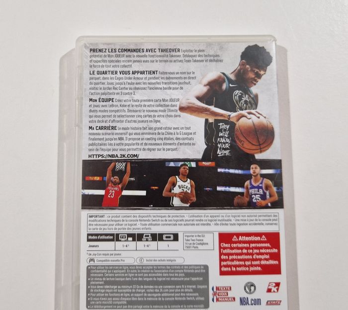 Jeu Nintendo Switch NBA 2K19 🏀 - photo numéro 3
