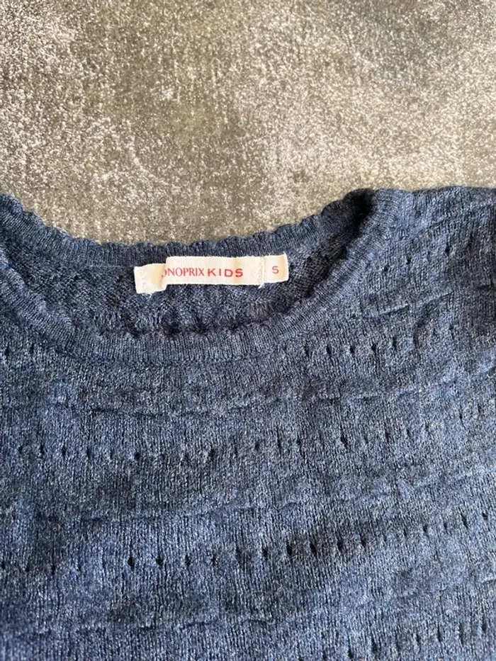 Robe longue manche courte marine 5 ans Monoprix - photo numéro 2