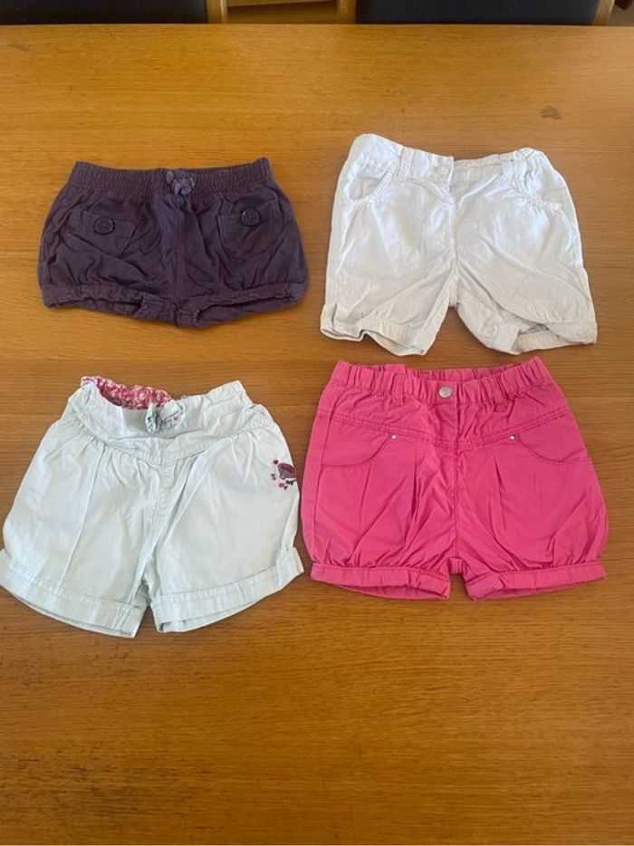 Lot 4 shorts fille 18 mois - photo numéro 6