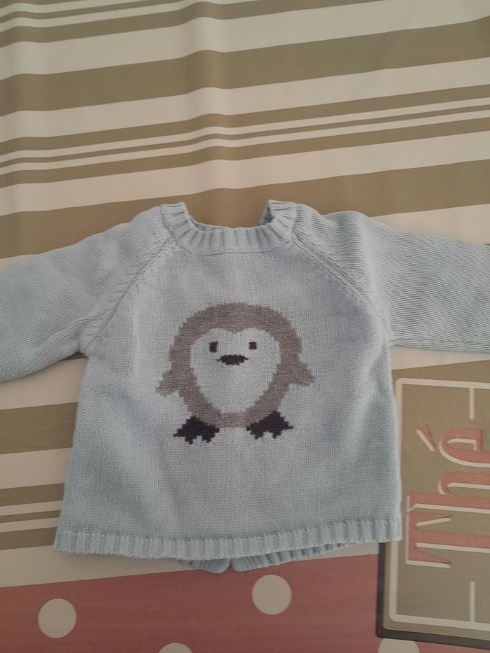 Pull bébé garçon Taille 1mois